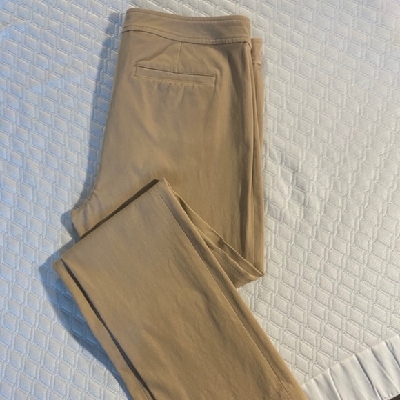 Ralph Lauren Mid Rise Cotton Stretch Pant Size 12 EUC Tan - Picture 8 of 14